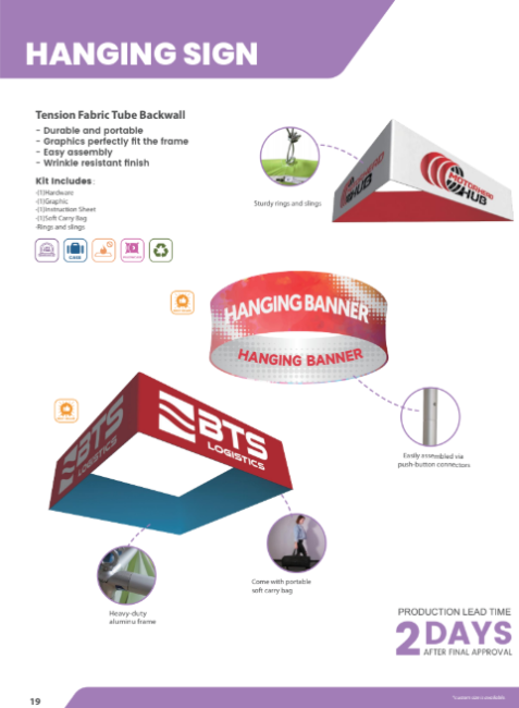 Mobile textile stands